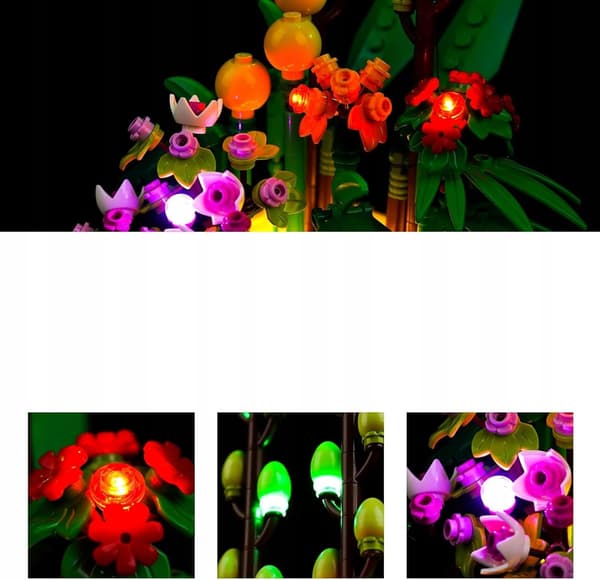 LED lighting for the Lego Flowerpot 40588