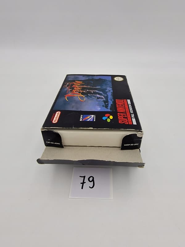 NINTENDO SNES BRAM STOKER’S DRACULA