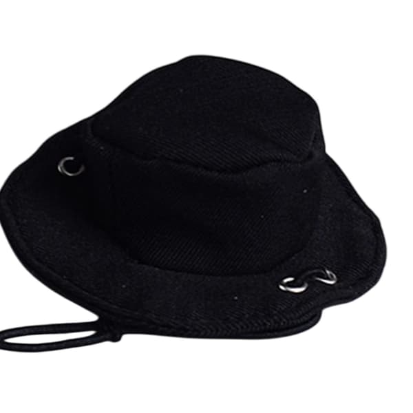 1/12 Mini cowboy hat – Model Doll Toy Props – Mini Western Hat – Mini Hat – Black