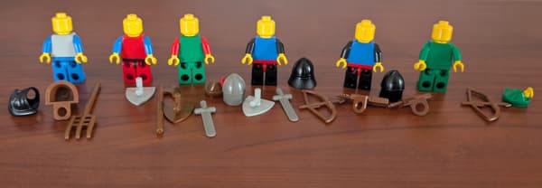 Lego 6103 Knights Minifigure Set