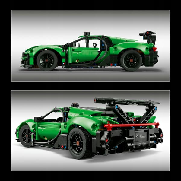 LEGO Technic Green Bugatti Chiron Pur Sport Hypercar 42241