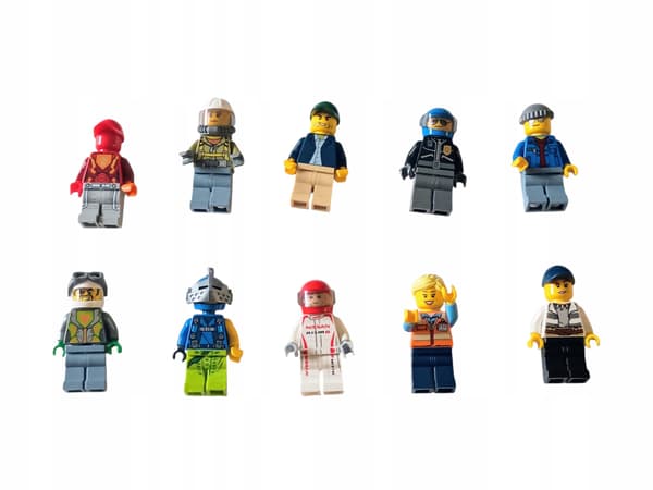 LEGO MIX figures – 100% LEGO – 10 random pieces + 2 free accessories