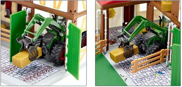 HORSE STABLE WITH METAL AND PLASTIC ACCESSORIES – MULTICOLOURED