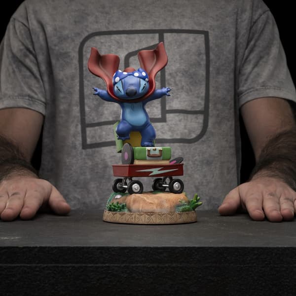 Stitch Laundry figurine, 1/10 scale, Stitch