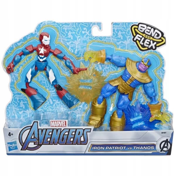 Marvel Iron Patriot Thanos 15cm Bend Hasbro E9197