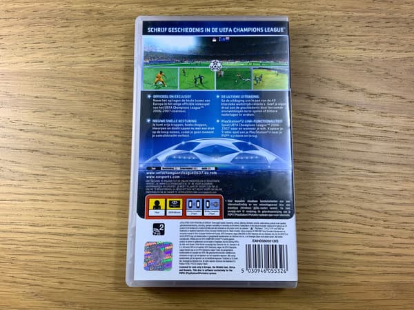 CHAMPIONS LEAGUE 2006–2007 – PSP game disc, complete set
