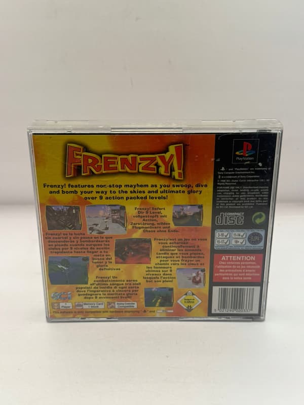 FRENZY! 3XA PSX PS1 SONY PLAYSTATION 1 BOXED