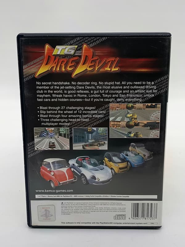 TG DAREDEVIL PS2 game for Sony PlayStation 2 (PS2)