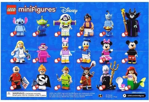 LEGO MINIFIGURE DISNEY 71012