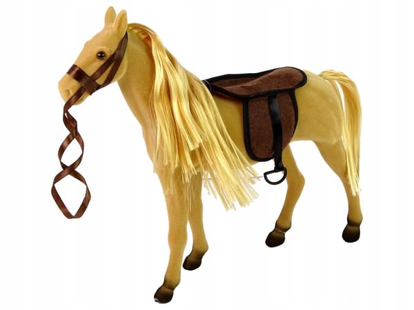 Doll with a Light Brown Horse – Figurines and Accessories