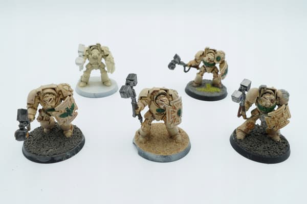 Warhammer 40k Space Marines Assault Terminator Squad – set of 5 miniatures