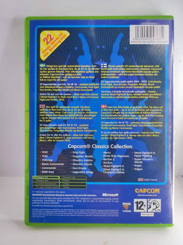 Capcom Classic Collection XBOX Microsoft Xbox