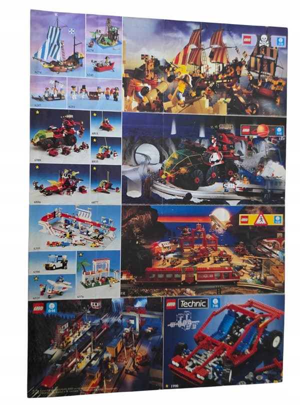 LEGO LEAFLET Poster 1990 Castle 113385-OS