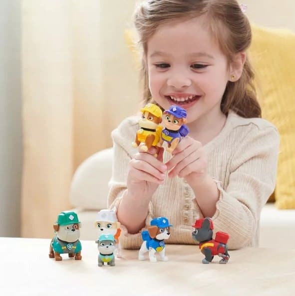 RUBBLE AND HIS CREW GIFT SET: 7 FIGURES × 1 COLLECTOR’S FIGURE