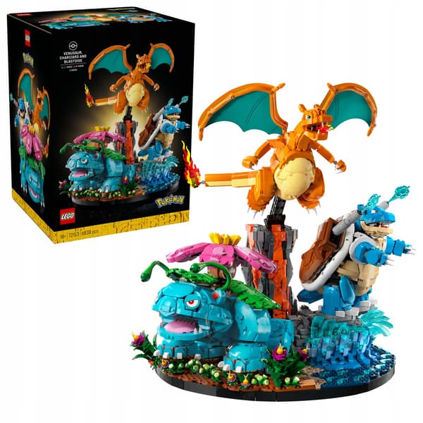 LEGO 72153 Pokémon: Venusaur, Charizard and Blastoise