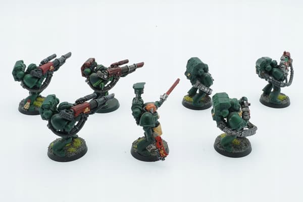 Warhammer 40k Space Marines Devastator Squad – set of 6 plastic miniatures
