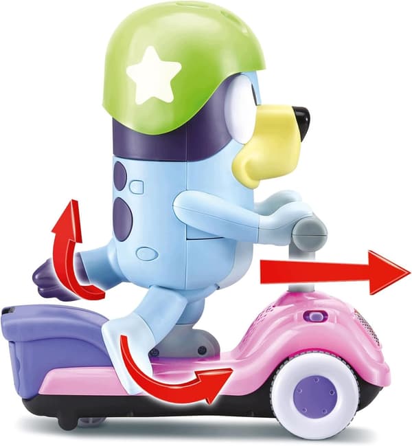VTECH Bluey: Scooter Time – Bluey Interactive Figure – Spanish Version