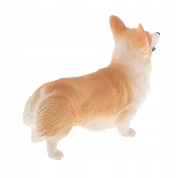 Simulation Animals Model Children’s Educational Toy Decoration, Welsh Corgi A