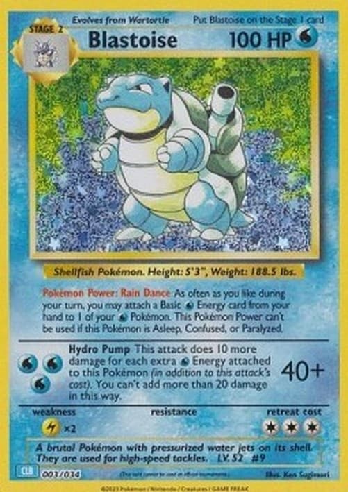 Pokemon TCG Blastoise
