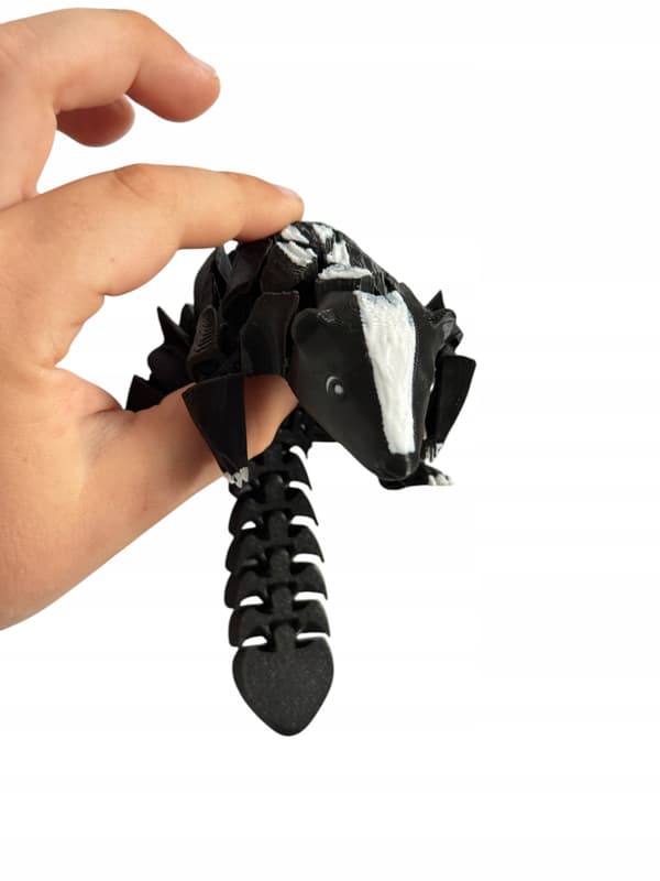Skunk 3D moving segmented figurine, decorative item, gift, toy