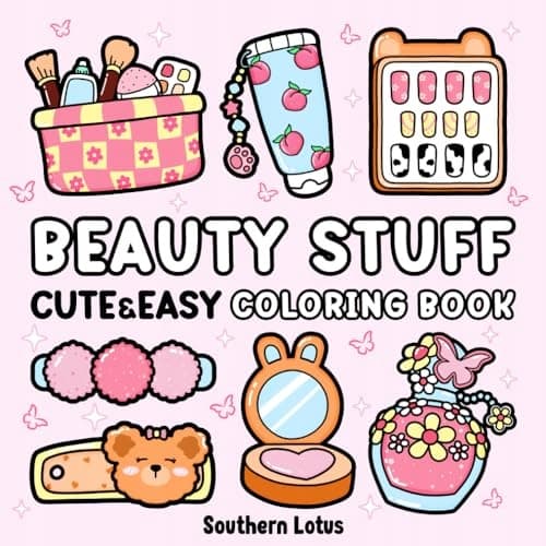 Beauty & Make-up Colouring Book: Bold and Easy