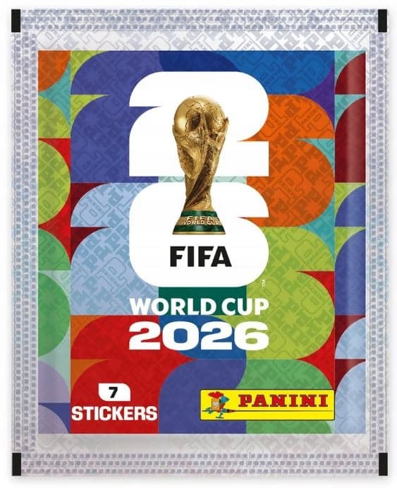 PANINI WORLD CUP 2026 Sticker Collection: 5 packets, 35 stickers