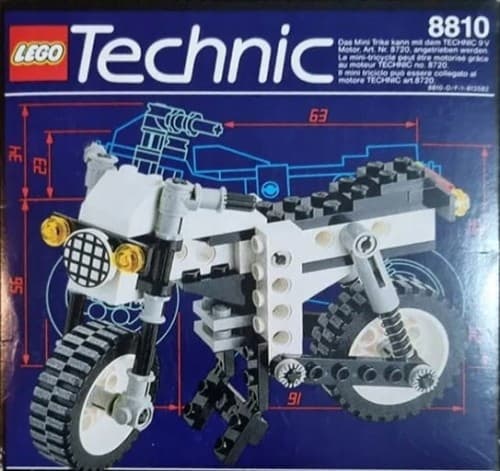 LEGO 8810 Cafe Racer + original instructions.