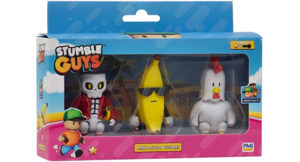 Stumble Guys – Mini Action Figures – Set of 3 Figures SG3003B