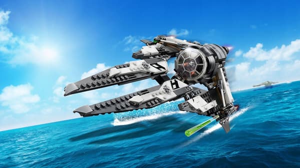 LEGO STAR WARS 75242 TIE Interceptor, Black Ace, Droid BB-8, Poe Dameron