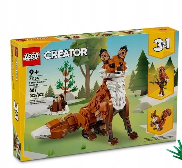 LEGO 31154 Creator 3-in-1 Forest Animals: Red Fox