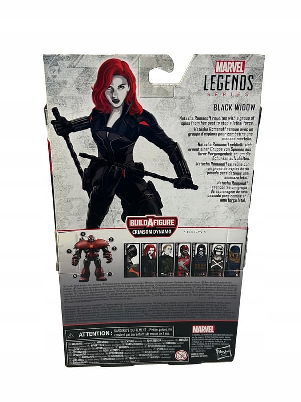 B276 HASBRO MARVEL LEGENDS BLACK WIDOW: BLACK WIDOW