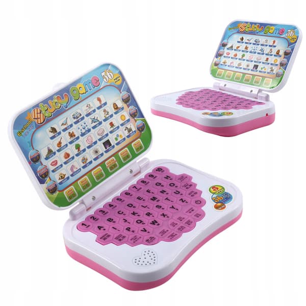 Child Children Bilingual Children Educational Learning Toy Laptop Game E0