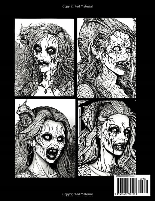 Horror Extreme Colouring Book: Spine-Chilling & Gorgeous Illustrations for