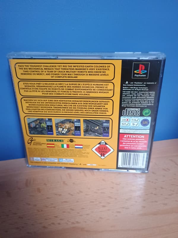 Bedlam PlayStation 1 PSX PS1 3XA – a unique set