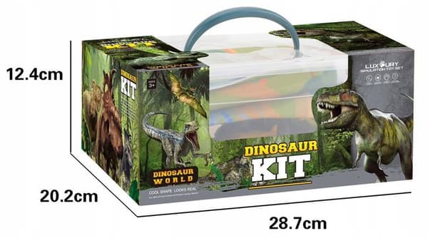 LARGE DINOSAUR FIGURES – trunk + mat – Dino Park Dinosaur figure set