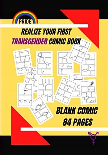 CREATE YOUR FIRST TRANSGENDER COMIC BOOK: YOUR OWN COMIC BOOK (BLANK COM