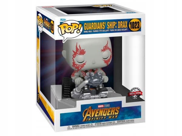 FUNKO POP! 1023 MARVEL AVENGERS GUARDIANS SHIP DRAX DLX