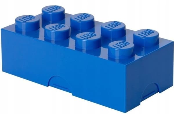 LEGO 8-LUNCHBOX BREAKFAST CONTAINER BLUE + BAG