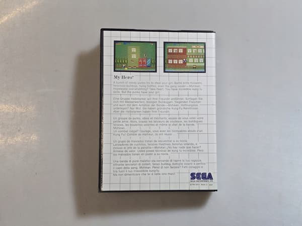 MY HERO SEGA MASTER SYSTEM SET
