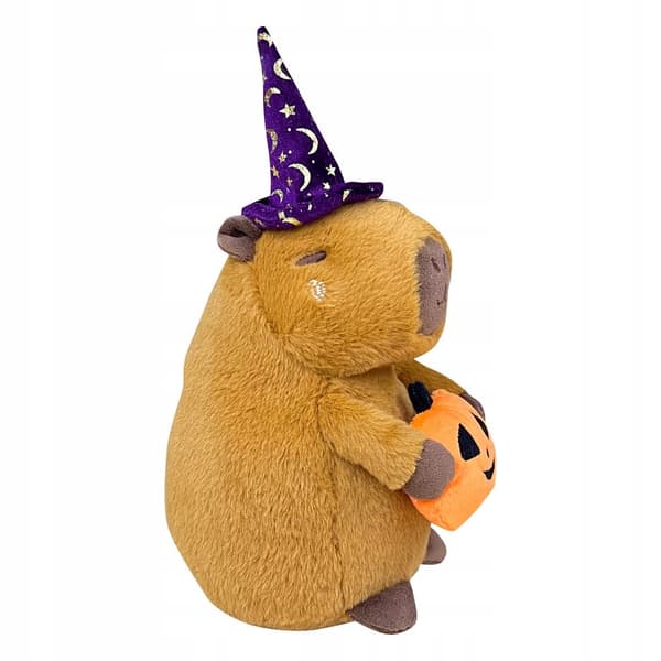 Capybara Plush Figure – Halloween, 22 cm