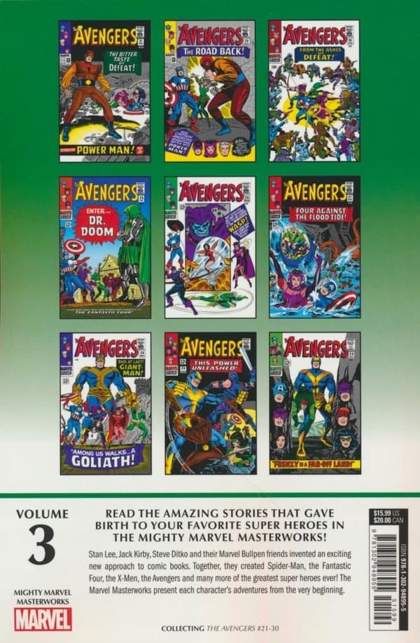 Mighty Marvel Masterworks: The Avengers Vol. 3 -