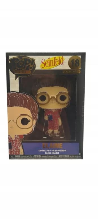 FUNKO POP! PIN – SEINFELD – ELAINE #18 pin badge