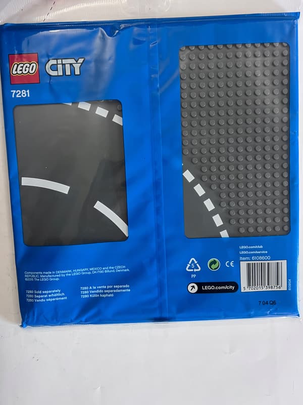 LEGO 7281 City Crossroads and Bend Model Set