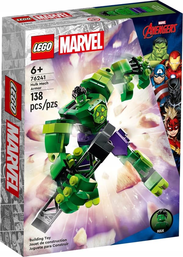 LEGO Marvel Hulk’s Mechanical Armour 76241
