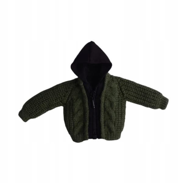 1/12 scale jumper, Winter, Green doll
