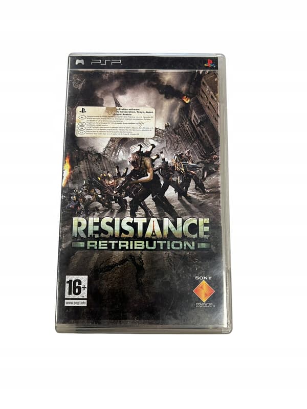 RESISTANCE: RETRIBUTION PlayStation Portable (PSP) boxed version