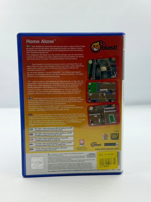 Home Alone 3XA PS2 PlayStation 2 (PS2) boxed
