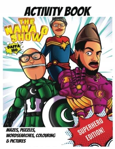 The Nana G Show Activity Book: Superhero Edition