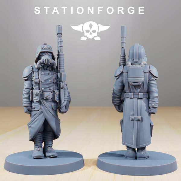 Grimguard Marching Poses – Station Forge – 3D printing