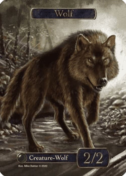 Magic: The Gathering Wolf Token